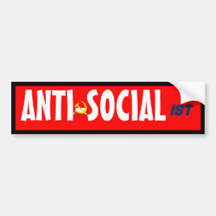 Adesivo Para Carro Anti-Socialista