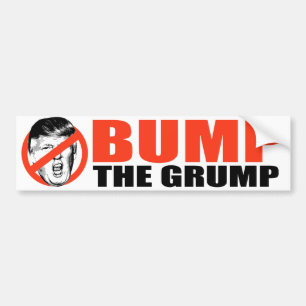 Adesivo Para Carro ANTI-TRUMP - Colida o Grump -