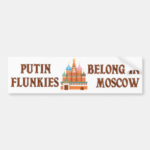 Adesivo Para Carro Anti-Trump Putin Rússia