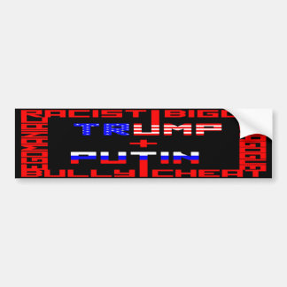 Adesivo Para Carro Anti trunfo+Putin