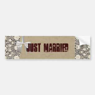 Adesivo Para Carro Anticorpos e Casamento Linen Branco
