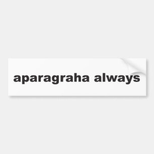 Adesivo Para Carro aparagraha sempre - deixando vá