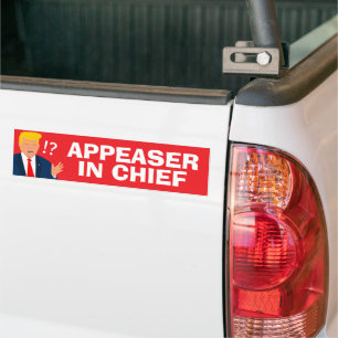 Adesivo Para Carro Aparência em Anti-Trump Engraçado Principal