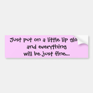 Adesivo Para Carro Apenas pnha sobre um glossand pequeno do bordo