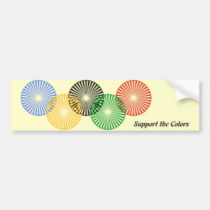 Adesivo Para Carro Apoie as cores -