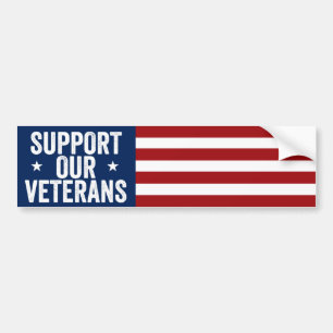 Adesivo Para Carro Apoie o Dia dos Veteranos do Memorial Day Veteran