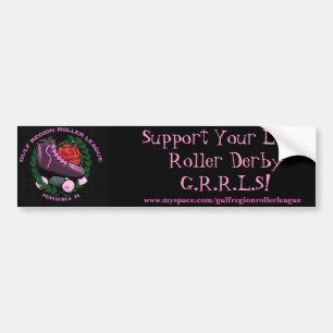 Adesivo Para Carro Apoie seu rolo local Derby