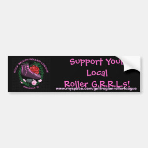 Adesivo Para Carro Apoie seu rolo local G.R….