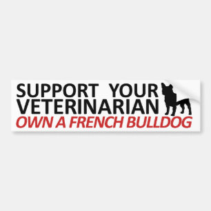 Adesivo Para Carro Apoie seu veterinário possuem um autocolante no