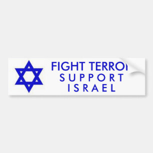 Adesivo Para Carro Apoio Israel do terror da luta