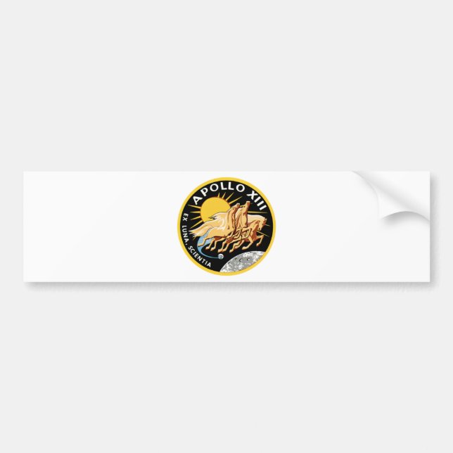 Adesivo Para Carro Apollo 13 (Frente)