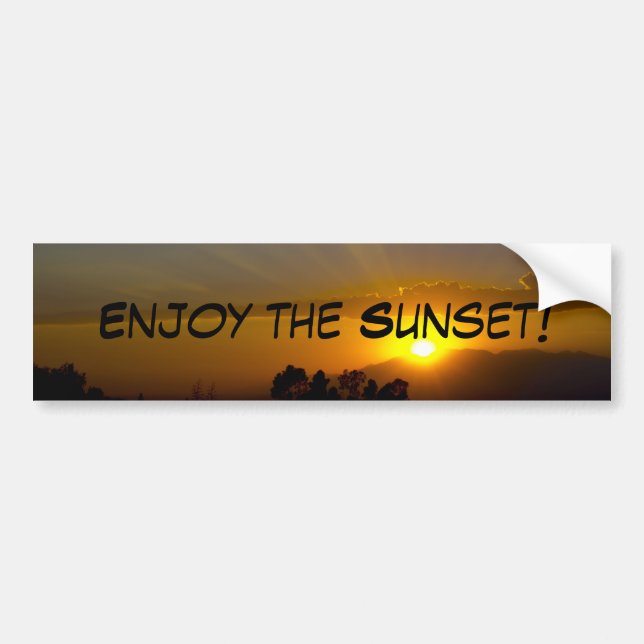 Adesivo Para Carro Aproveite o Sunset II (Frente)