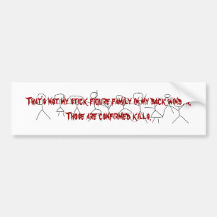 Adesivo Para Carro Aquela não é minha figura família da vara…