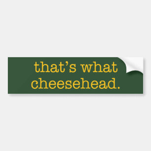 Adesivo Para Carro Aquele é que Cheesehead