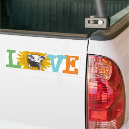 Adesivo Para Carro Aqui está meu amor por Sunflower Piggy