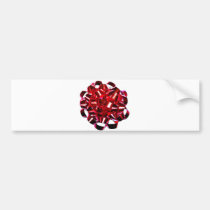 Adesivo Para Carro Arco de Natal Vermelho