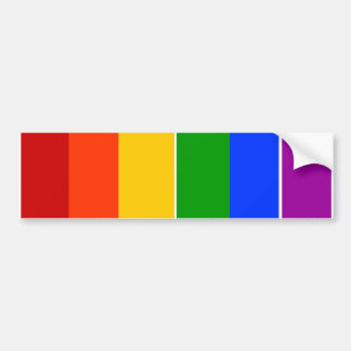 ADESIVO PARA CARRO ARCO-ÍRIS ALEGRE DE LGBT