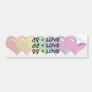Adesivo Para Carro Arco-Íris Corante Colorido Bumper Sticker