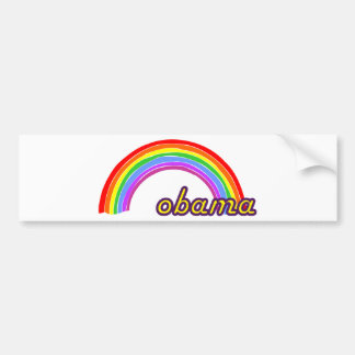 Adesivo Para Carro Arco-íris de Obama