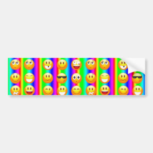 Adesivo Para Carro arco-íris emoji