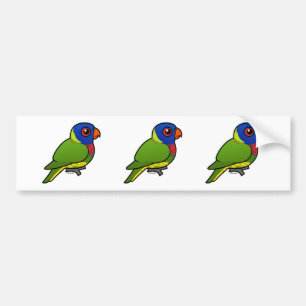 Adesivo Para Carro Arco-íris Lorikeet de Birdorable