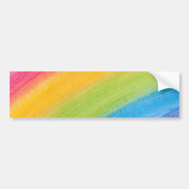 Adesivo Para Carro Arco-íris pintado (Frente)