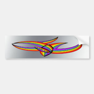 Adesivo Para Carro Arco-íris # tatuagem 4