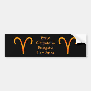 Adesivo Para Carro Aries Bumper Sticker