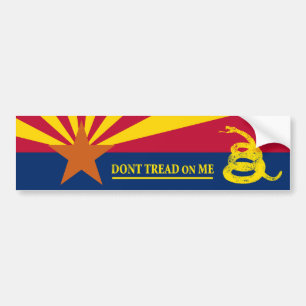 Adesivo Para Carro Arizona e bandeira de Gadsden