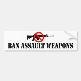 Adesivo Para Carro Armas de assalto da proibição