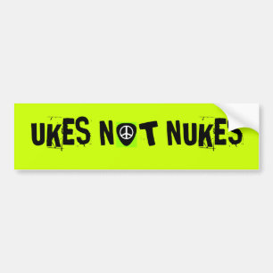 ADESIVO PARA CARRO ARMAS NUCLEARES DE UKES NÃO