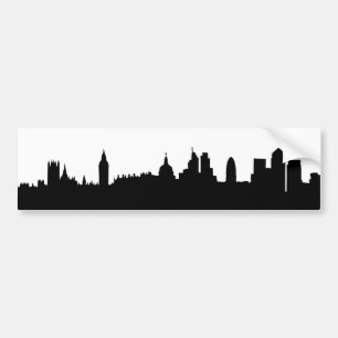 Adesivo Para Carro Arquitectura da cidade da silhueta da skyline de