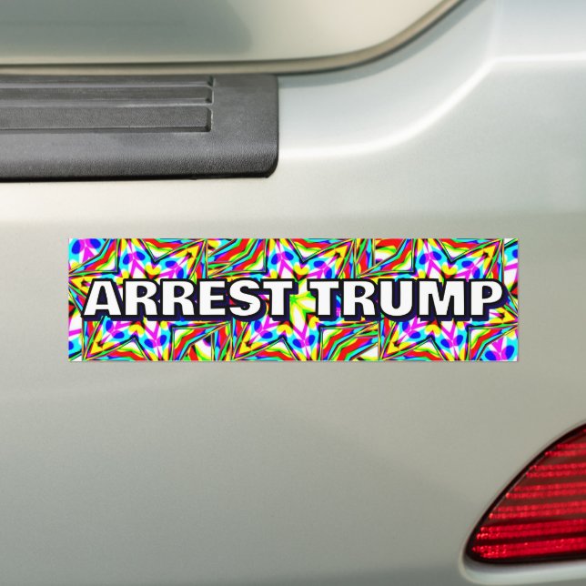 Adesivo Para Carro ARREST TRUMP (you may change the words) (No carro)