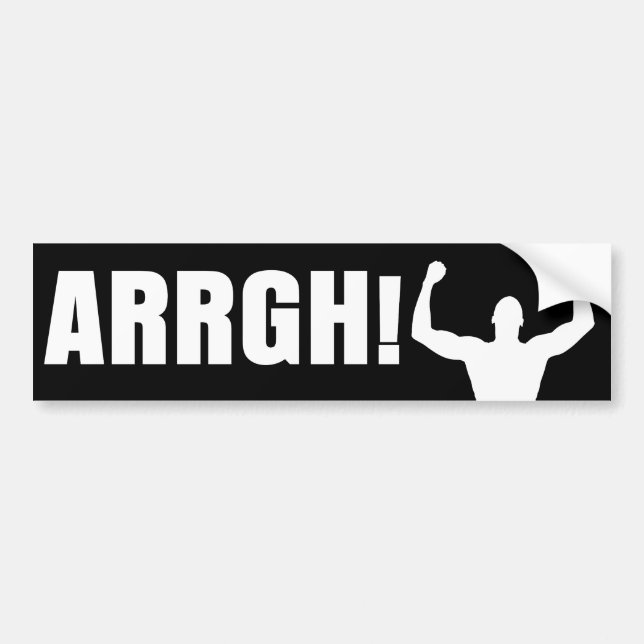 ADESIVO PARA CARRO ARRGH! (Frente)