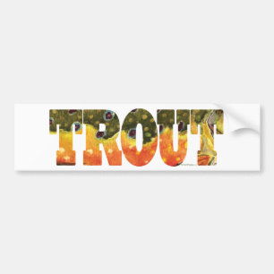 Adesivo Para Carro Arte Brook Trout