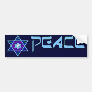 Adesivo Para Carro Arte da paz de Hanukkah