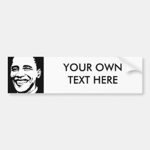 ADESIVO PARA CARRO ARTE DA TINTA DE BARACK OBAMA