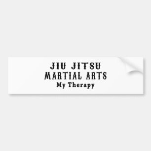 Adesivo Para Carro Artes marciais de Jiu Jitsu minha terapia