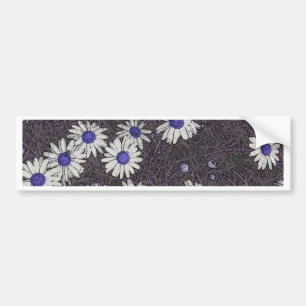 Adesivo Para Carro Artsy Daisies