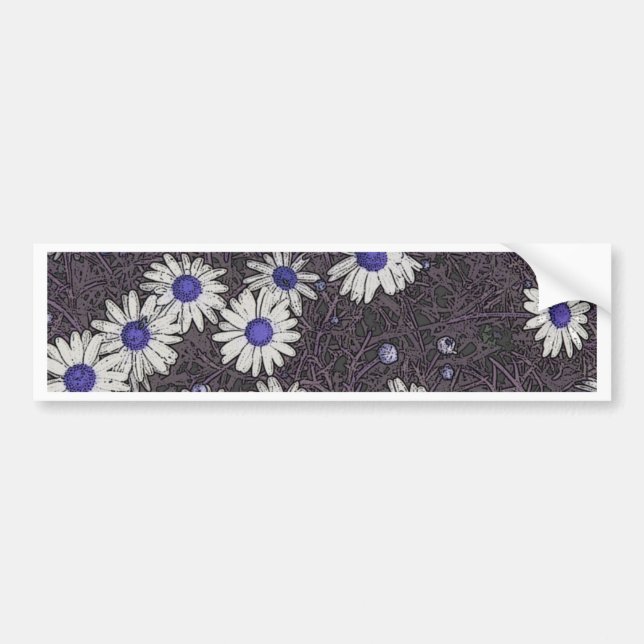 Adesivo Para Carro Artsy Daisies (Frente)