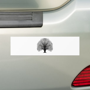 Adesivo Para Carro Árvore de espiral preta