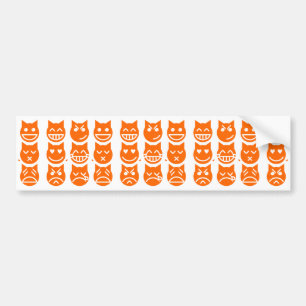 Adesivo Para Carro As 9 Vidas do Gato Emoji