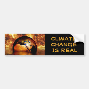 Adesivo Para Carro As "alterações climáticas são Real com terra
