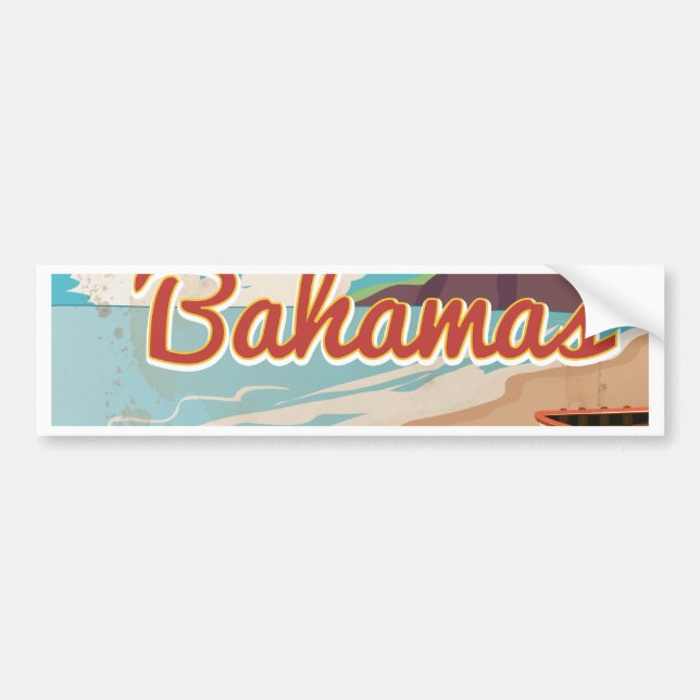 Adesivo Para Carro As Bahamas (Frente)