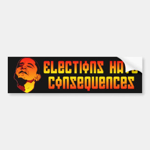 Adesivo Para Carro As eleições têm conseqüências