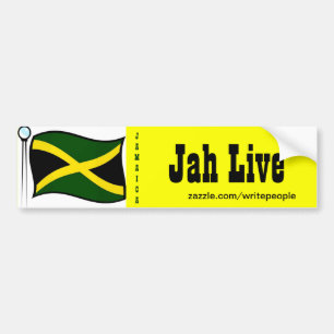 Adesivo Para Carro As etiquetas-jah abundantes jamaicanas vivem
