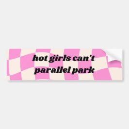 Adesivo Para Carro As garotas gostosas não conseguem estacionar paral