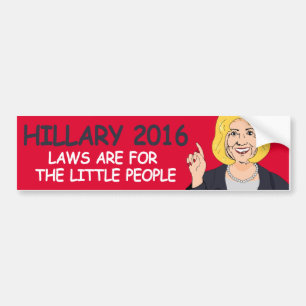 Adesivo Para Carro As leis são para as pessoas pequenas - Hillary di