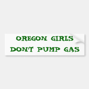 ADESIVO PARA CARRO AS MENINAS DE OREGON NÃO BOMBEIAM O GÁS