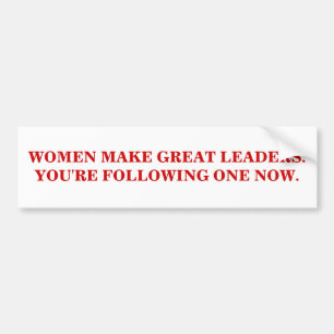 ADESIVO PARA CARRO AS MULHERES SÃO LÍDERES DE EXCELENTES.